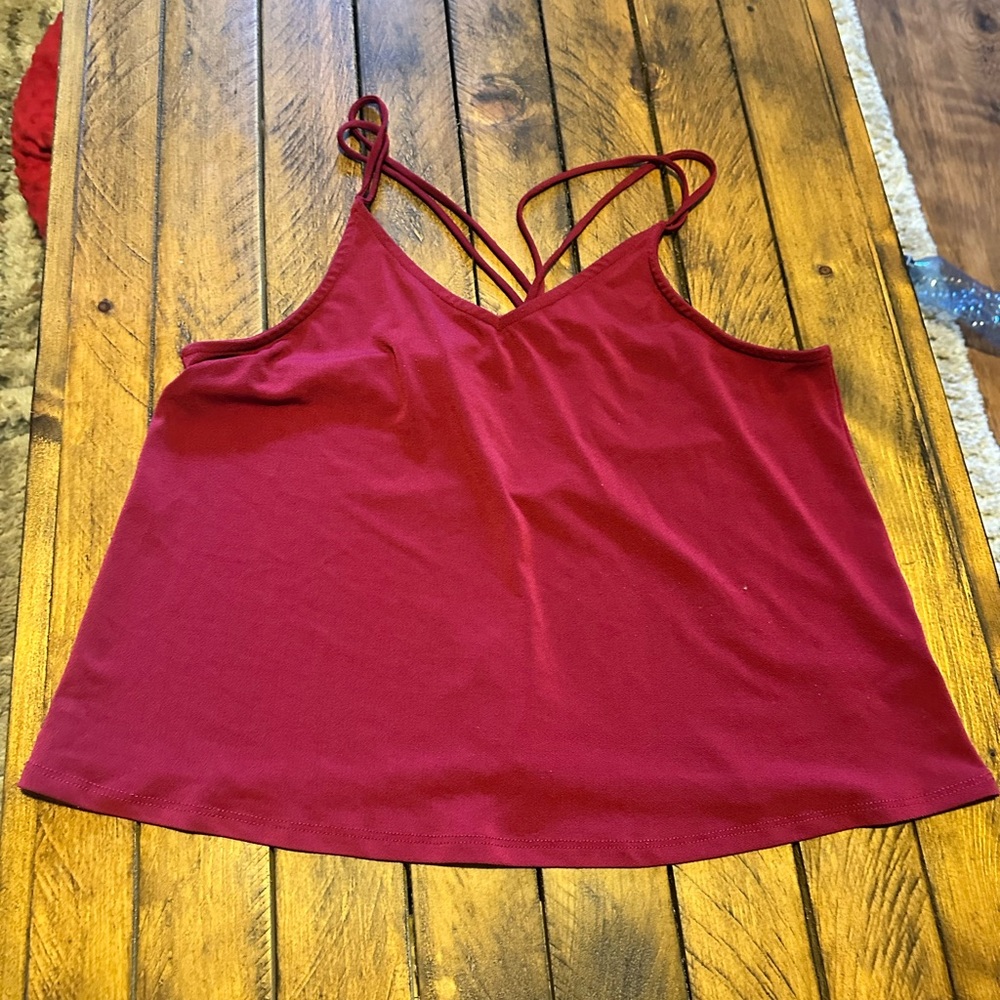 LAST CHANCE - Make me an offer - Silence + Noise Red Sleeveless Top